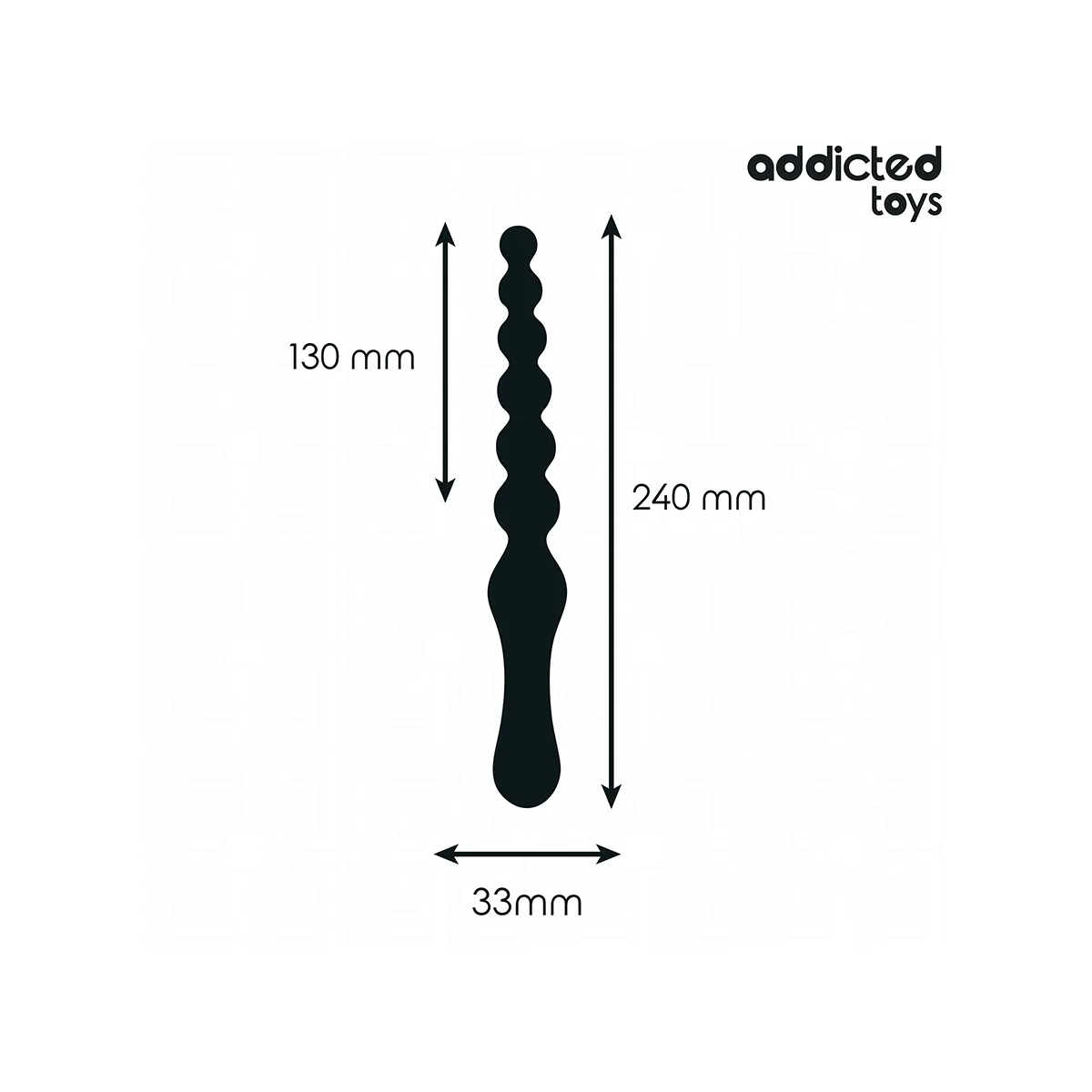 Anal-Massagegerät 24 cm von Addicted Toys | Fesselliebe.de