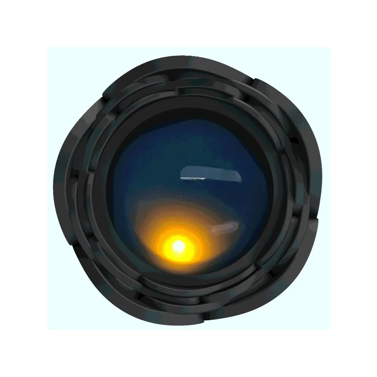 Tarion Anal Plug mit Led Licht Schwarz 12,5 cm von Pretty Love | Fesselliebe.de