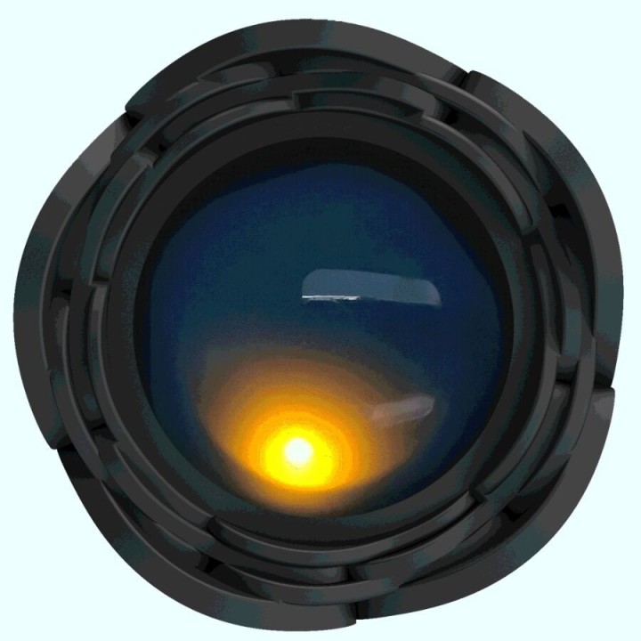 Tarion Anal Plug mit Led Licht Schwarz 12,5 cm von Pretty Love | Fesselliebe.de