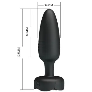Tarion Anal Plug mit Led Licht Schwarz 12,5 cm von Pretty Love