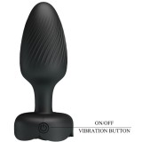 Osborn Anal Plug mit Led Licht Schwarz 9,8 cm von Pretty Love | Fesselliebe.de
