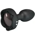Olman Anal Plug mit Led Licht Schwarz 8,8 cm von Pretty Love