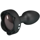 Olman Anal Plug mit Led Licht Schwarz 8,8 cm von Pretty Love | Fesselliebe.de