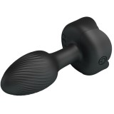 Olman Anal Plug mit Led Licht Schwarz 8,8 cm von Pretty Love | Fesselliebe.de