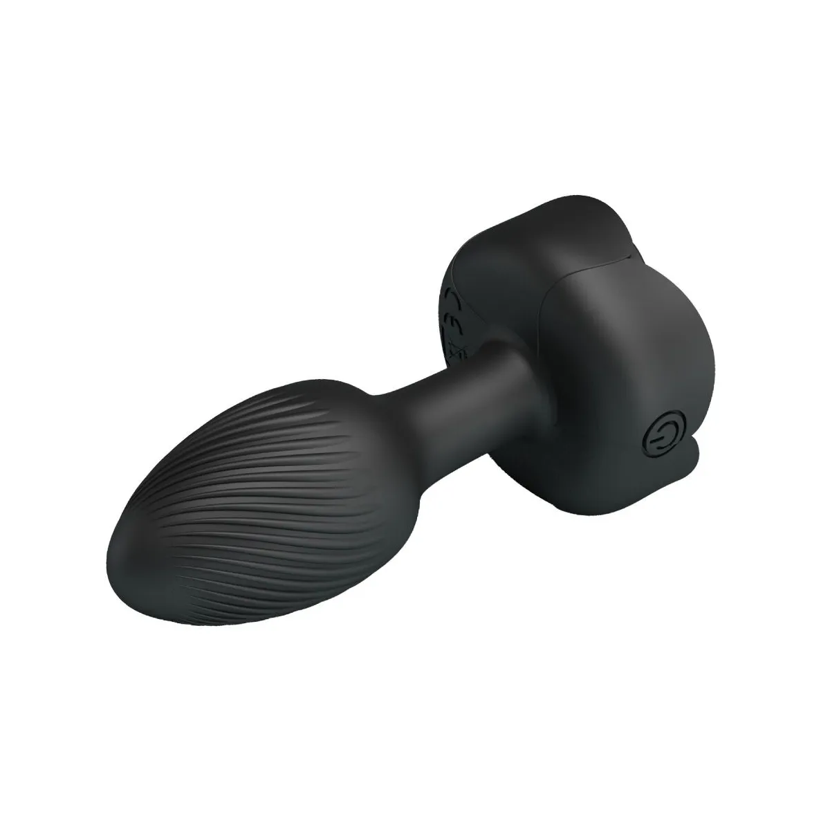 Olman Anal Plug mit Led Licht Schwarz 8,8 cm von Pretty Love | Fesselliebe.de