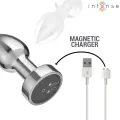 Anal Plug 10 Vibrationen Metall mit Fernbedienung S von Intense Anal Toys