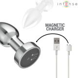 Anal Plug 10 Vibrationen Metall mit Fernbedienung S von Intense Anal Toys | Fesselliebe.de
