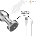 Anal Plug 10 Vibrationen Metall mit Fernbedienung M von Intense Anal Toys