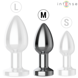 Anal Plug 10 Vibrationen Metall mit Fernbedienung M von Intense Anal Toys | Fesselliebe.de