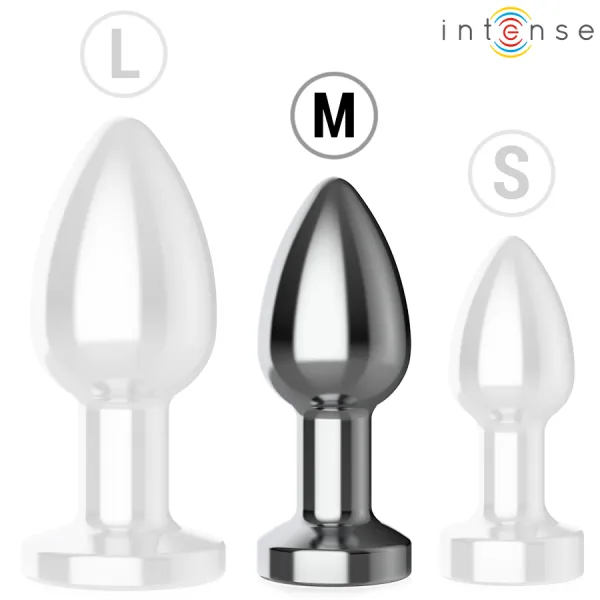 Anal Plug 10 Vibrationen Metall mit Fernbedienung M von Intense Anal Toys | Fesselliebe.de