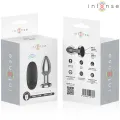 Anal Plug 10 Vibrationen Metall mit Fernbedienung M von Intense Anal Toys