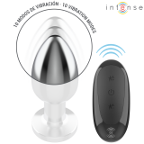 Anal Plug 10 Vibrationen Metall mit Fernbedienung L von Intense Anal Toys | Fesselliebe.de