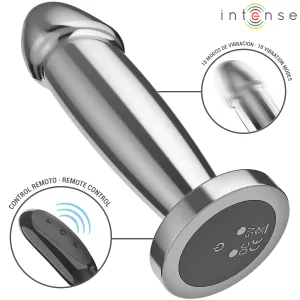 Anal Plug 10 Vibrationen Metalldildo mit Fernbedienung S von Intense Anal Toys