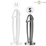 Anal Plug 10 Vibrationen Metalldildo mit Fernbedienung S von Intense Anal Toys | Fesselliebe.de