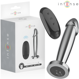 Anal Plug 10 Vibrationen Metalldildo mit Fernbedienung M von Intense Anal Toys | Fesselliebe.de