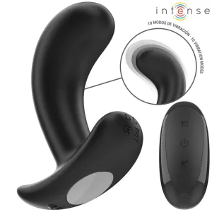 Chandler Anal Plug 10 Vibrationen Schwarz mit Fernbedienung von Intense Anal Toys