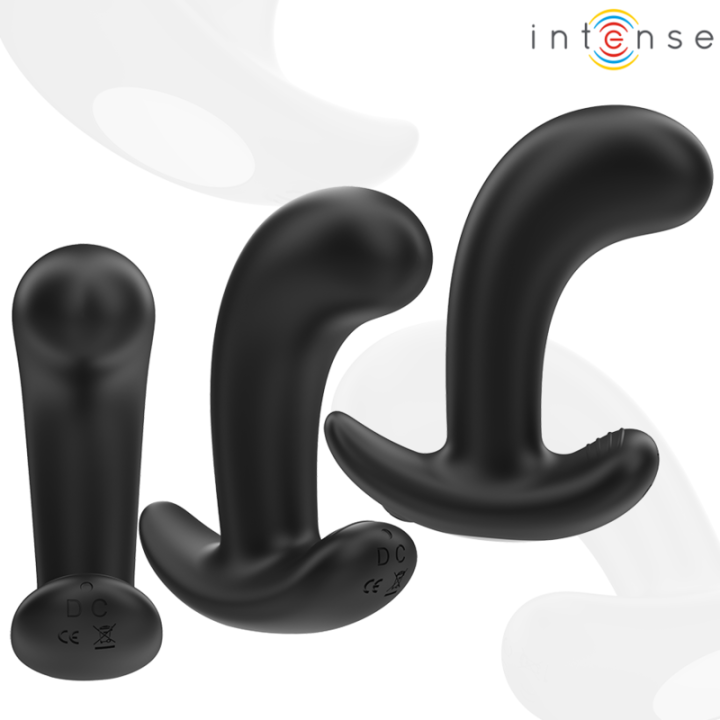 Chandler Anal Plug 10 Vibrationen Schwarz mit Fernbedienung von Intense Anal Toys | Fesselliebe.de