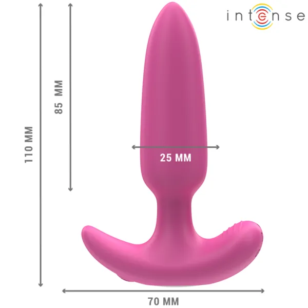 Ross Anal Plug 10 Vibrationen Rosa mit Fernbedienung von Intense Anal Toys | Fesselliebe.de