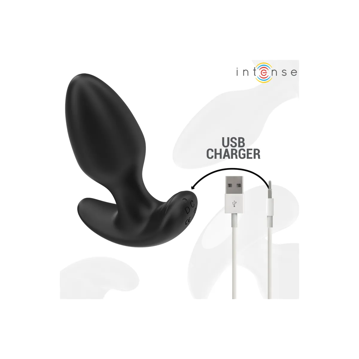Joey Anal Plug 10 Vibrationen Schwarz mit Fernbedienung von Intense Anal Toys | Fesselliebe.de