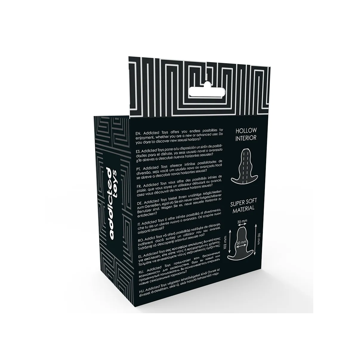 Medium Anal Dilator 11 cm - Transparent von Addicted Toys | Fesselliebe.de