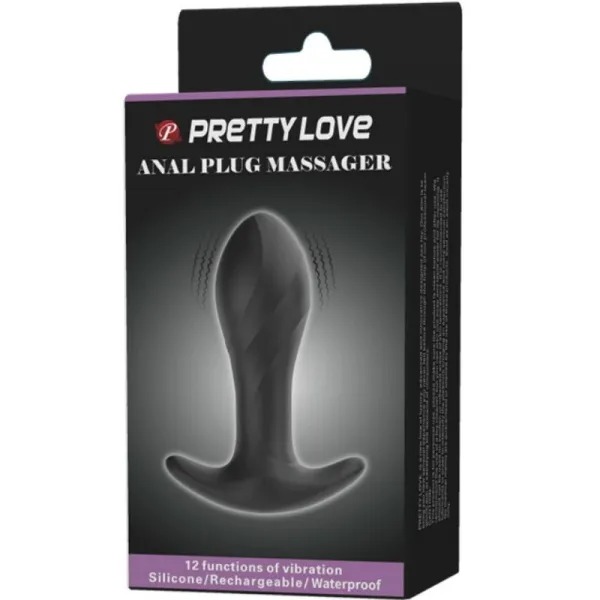 Schwarzer Analvibrator von Pretty Love | Fesselliebe.de