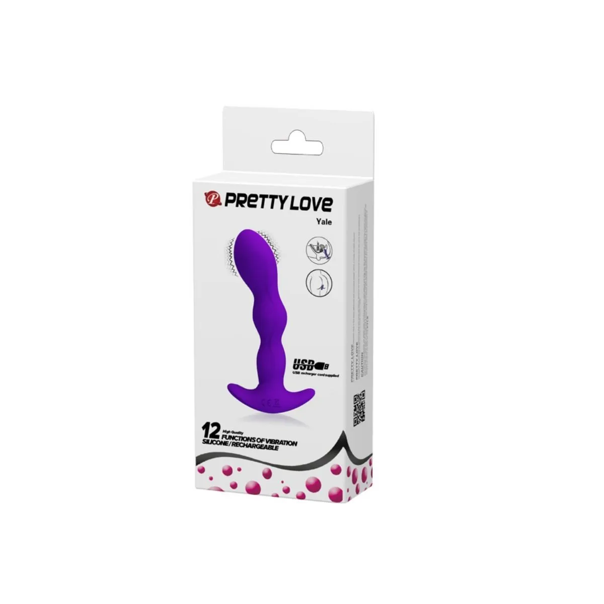 Anal Massager 12 Lila Vibrationsmodi von Pretty Love | Fesselliebe.de