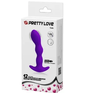 Anal Massager 12 Lila Vibrationsmodi von Pretty Love