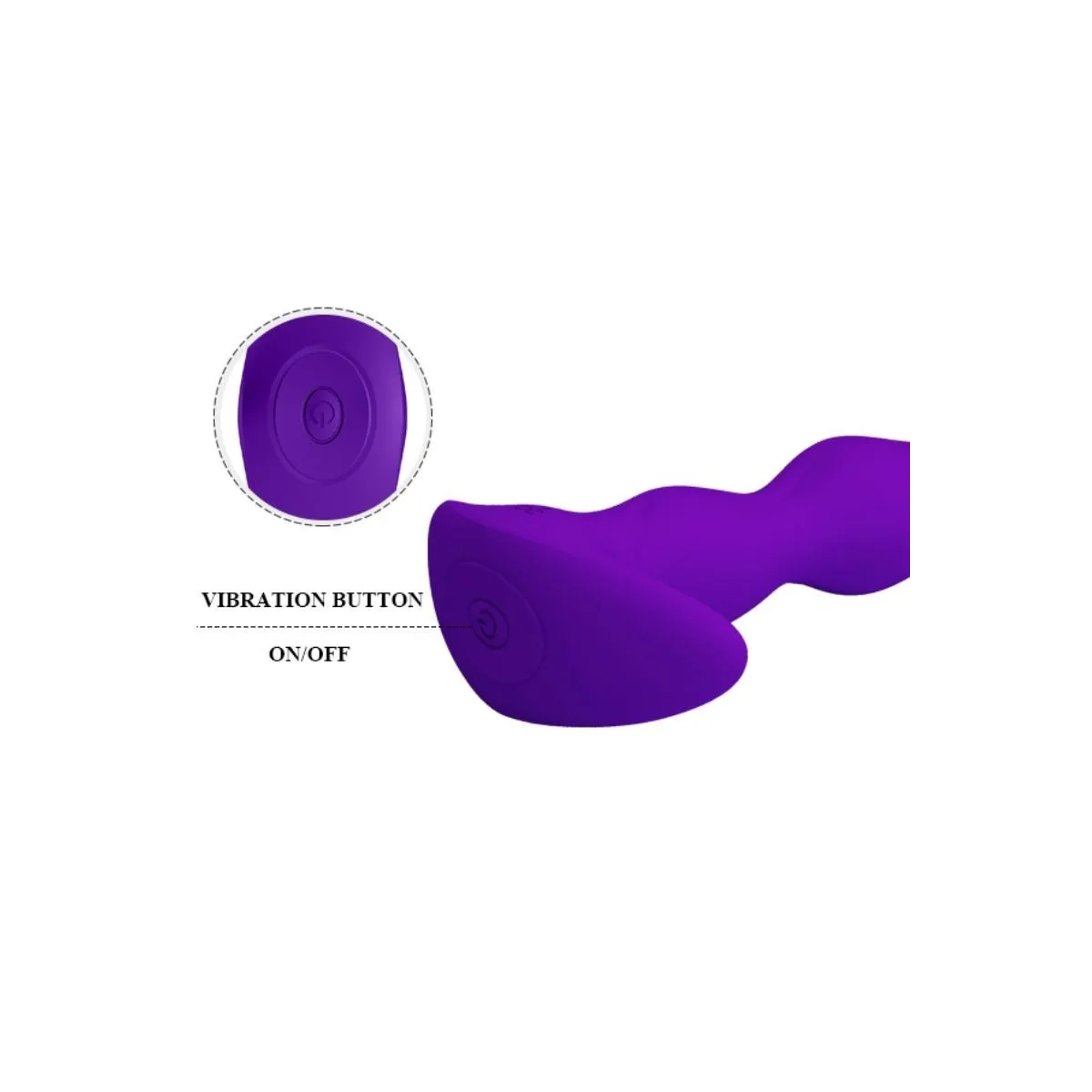 Anal Massager 12 Lila Vibrationsmodi von Pretty Love | Fesselliebe.de