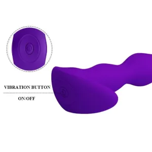 Anal Massager 12 Lila Vibrationsmodi von Pretty Love
