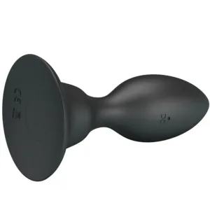 Analstecker mit Vibration, Schwarze mit Fernbedienung von Mr Play