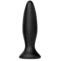 Wiederaufladbarer Schwarzer Vibrator Analsplug von Mr Play