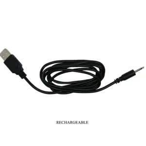 Wiederaufladbarer Schwarzer Vibrator Analsplug von Mr Play