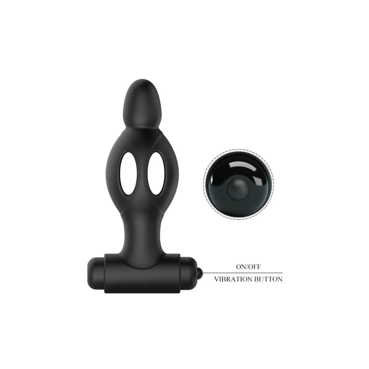 Silikon Analsplug mit Vibration von Mr Play | Fesselliebe.de