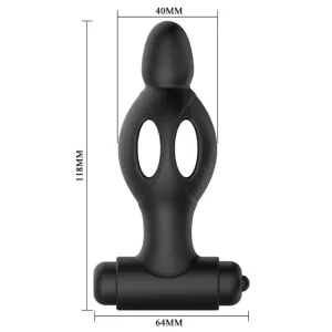 Silikon Analsplug mit Vibration von Mr Play