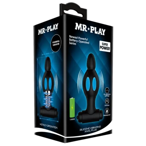 Silikon Analsplug mit Vibration von Mr Play | Fesselliebe.de