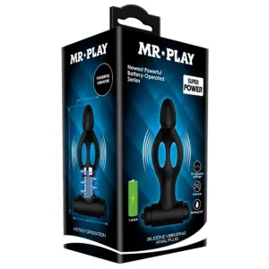 Silikon Analsplug mit Vibration von Mr Play