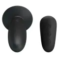 Analstecker mit Vibration, Schwarze mit Fernbedienung von Mr Play
