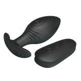 Regina Anal Plug wiederaufladbarer Vibrator Schwarz von Pretty Love Bottom | Fesselliebe.de