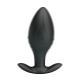 Regina Anal Plug wiederaufladbarer Vibrator Schwarz von Pretty Love Bottom | Fesselliebe.de