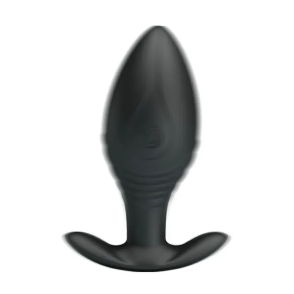 Regina Anal Plug wiederaufladbarer Vibrator Schwarz von Pretty Love Bottom | Fesselliebe.de