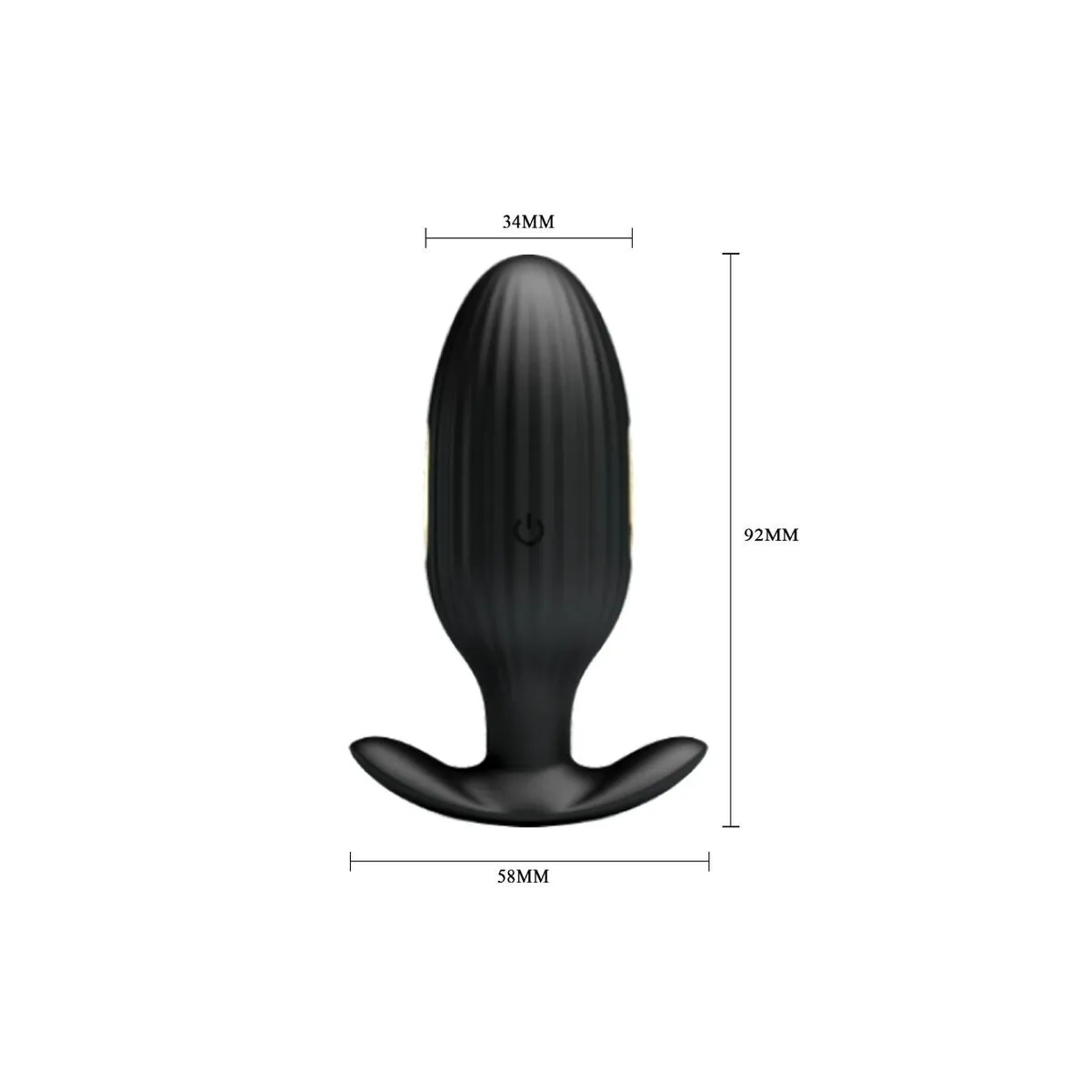 Jefferson App-Gesteuerter Analplug Schwarz von Pretty Love Bottom | Fesselliebe.de