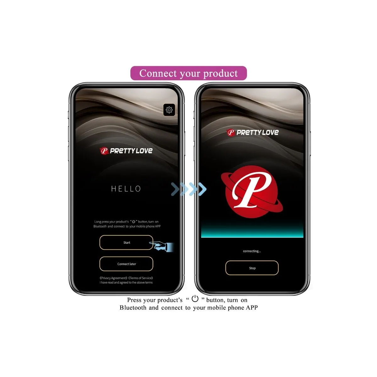 Jefferson App-Gesteuerter Analplug Schwarz von Pretty Love Bottom | Fesselliebe.de