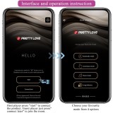 Jefferson App-Gesteuerter Analplug Schwarz von Pretty Love Bottom | Fesselliebe.de