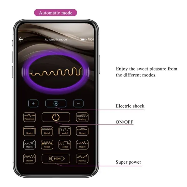 Jefferson App-Gesteuerter Analplug Schwarz von Pretty Love Bottom | Fesselliebe.de