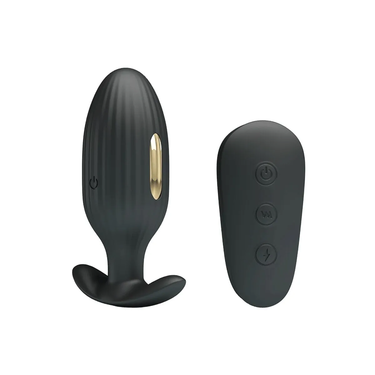 Kelly Plug Anal wiederaufladbarer Vibrator Schwarz von Pretty Love Bottom | Fesselliebe.de