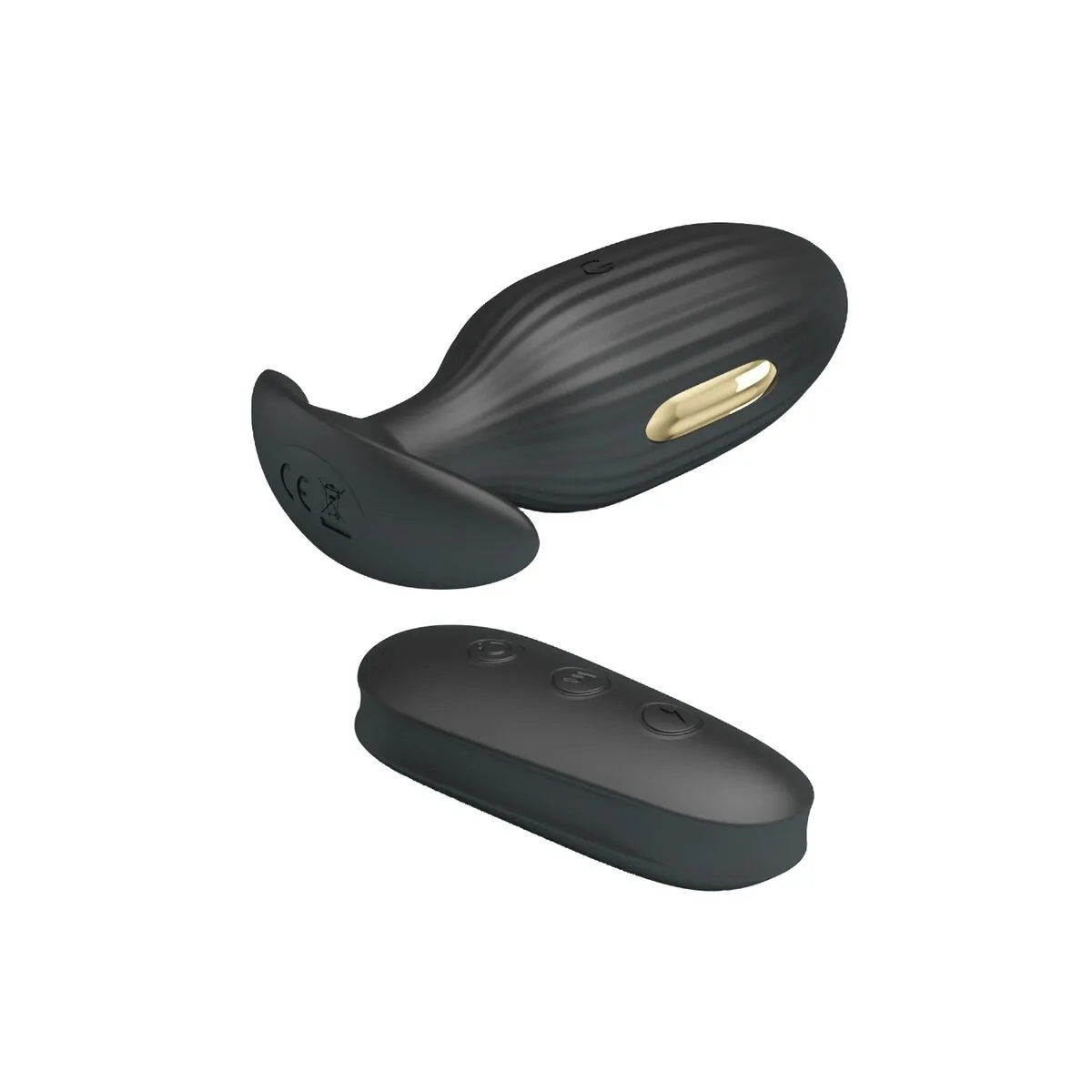 Kelly Plug Anal wiederaufladbarer Vibrator Schwarz von Pretty Love Bottom | Fesselliebe.de