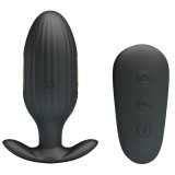Kelly Plug Anal wiederaufladbarer Vibrator Schwarz von Pretty Love Bottom | Fesselliebe.de