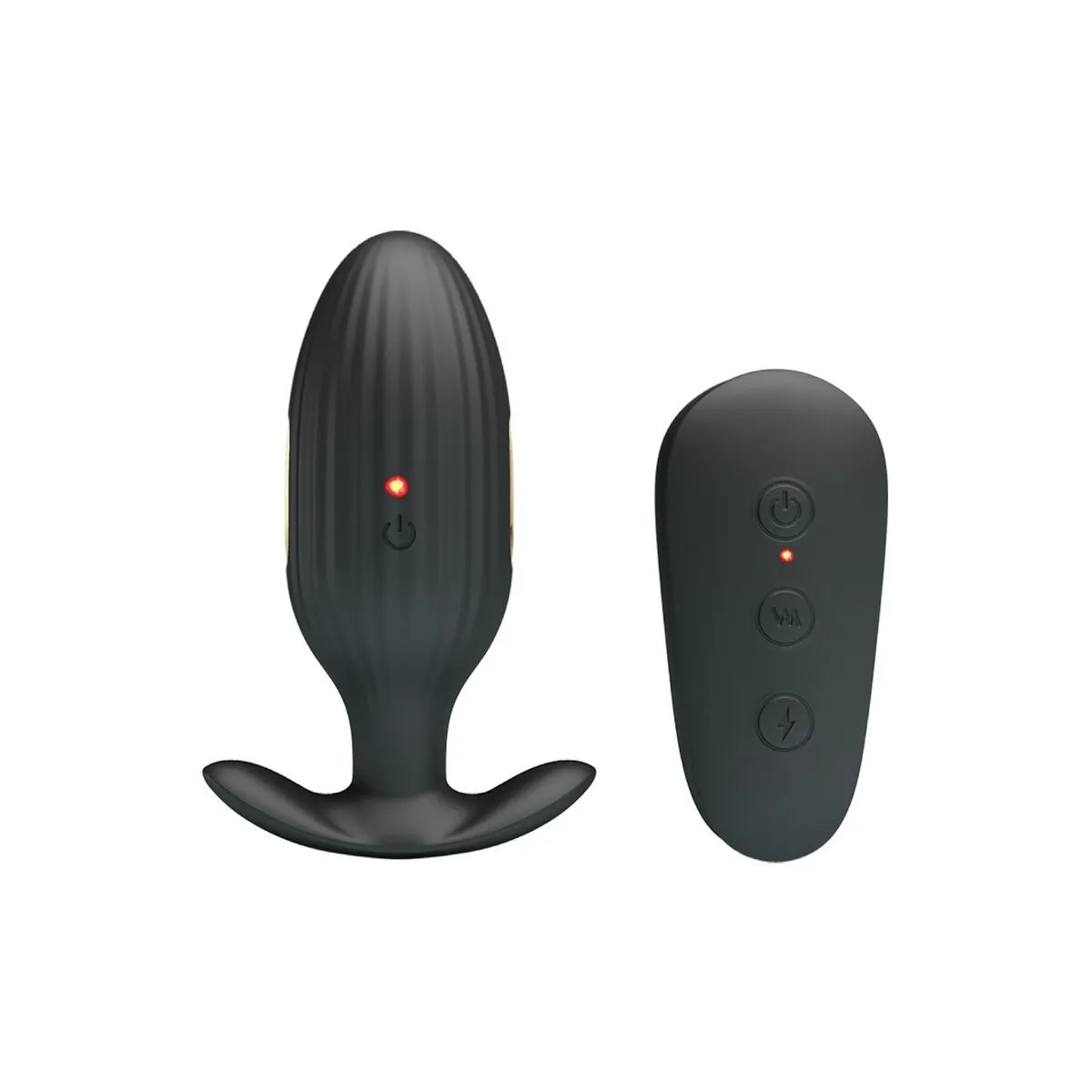 Kelly Plug Anal wiederaufladbarer Vibrator Schwarz von Pretty Love Bottom | Fesselliebe.de