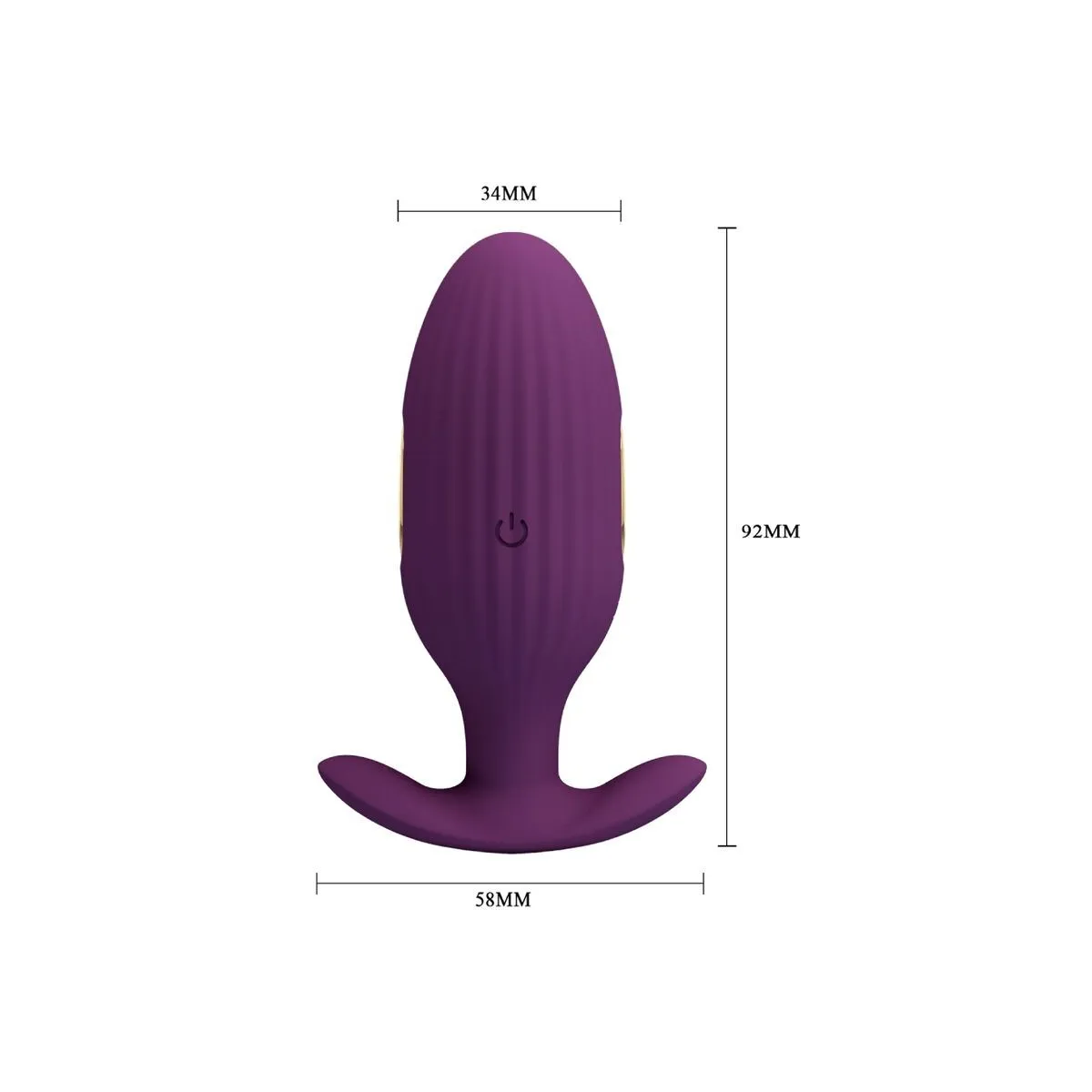 Jefferson App-Gesteuerter Analstecker Lila von Pretty Love Bottom | Fesselliebe.de