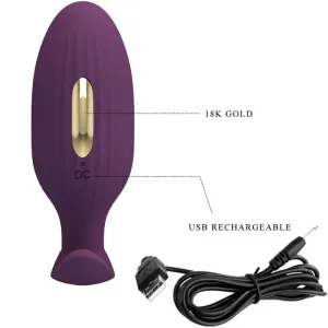 Jefferson App-Gesteuerter Analstecker Lila von Pretty Love Bottom